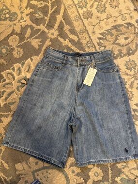 Polo by Ralph Lauren Light Blue Denim Bermuda Shorts